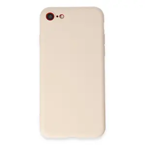 İphone 7 Kılıf First Silikon - Krem