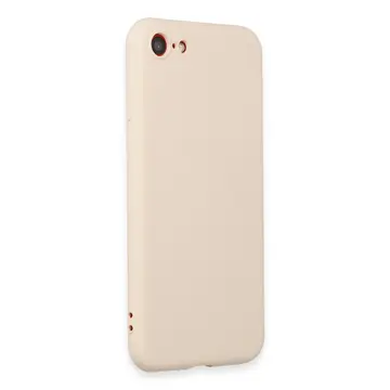 İphone 7 Kılıf First Silikon - Krem