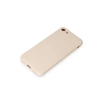 İphone 7 Kılıf First Silikon - Krem
