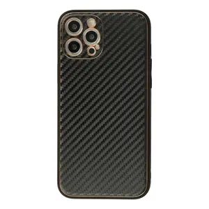 İphone 12 Pro Kılıf Coco Karbon Silikon - Siyah