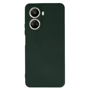 Huawei Nova 10 Se Kılıf First Silikon - Koyu Yeşil