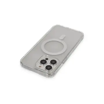 İphone 14 Pro Max Kılıf Matte Şeffaf Magneticsafe - Şeffaf