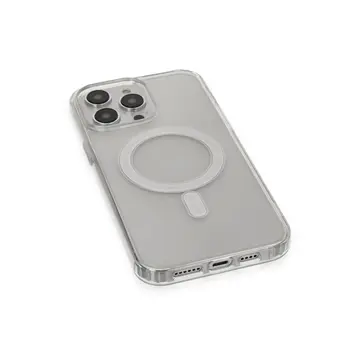 İphone 14 Pro Max Kılıf Matte Şeffaf Magneticsafe - Şeffaf