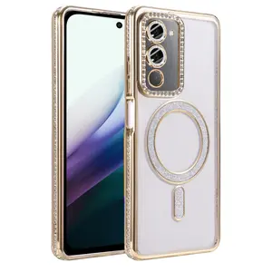 Xiaomi Redmi 15 4g Joke Simli Magneticsafe Kılıf - Gold