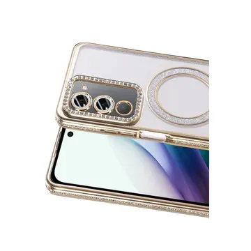 Xiaomi Redmi 15 4g Joke Simli Magneticsafe Kılıf - Gold