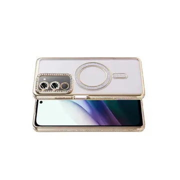 Xiaomi Redmi 15 4g Joke Simli Magneticsafe Kılıf - Gold