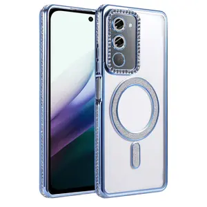 Xiaomi Redmi 15 4g Joke Simli Magneticsafe Kılıf - Mavi