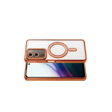Xiaomi Redmi 15 4g Joke Simli Magneticsafe Kılıf - Turuncu
