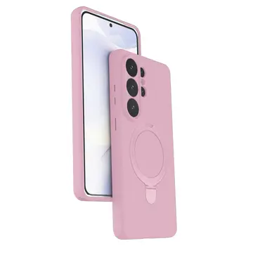 Samsung Galaxy S26 Ultra Regal Magsafe Standlı Kapak - Açık Pembe
