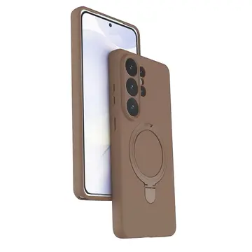 Samsung Galaxy S26 Ultra Regal Magsafe Standlı Kapak - Çöl Titanyum