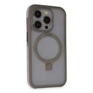 Joko  İphone 15 Pro Max Zorda Airbag Magsafe Standlı Kapak - Titan Gri