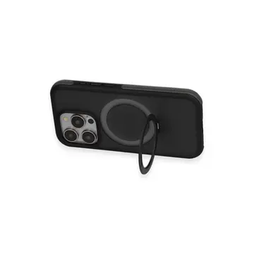 Joko  İphone 15 Pro Max Zorda Airbag Magsafe Standlı Kapak - Titan Gri