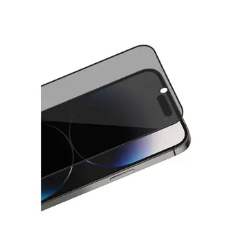 İphone 17 Pro Max Bilvis 3x Ar Hayalet Cam Ekran Koruyucu - Siyah