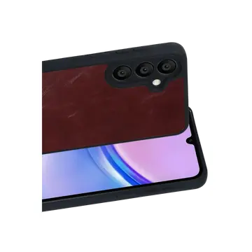 Samsung Galaxy A37 5g Aras Deri Kapak - Bordo