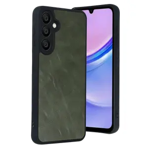 Samsung Galaxy A37 5g Aras Deri Kapak - Yeşil
