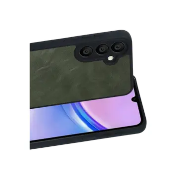 Samsung Galaxy A57 5g Aras Deri Kapak - Yeşil