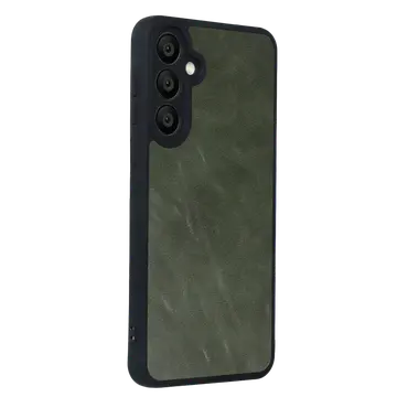 Samsung Galaxy A57 5g Aras Deri Kapak - Yeşil