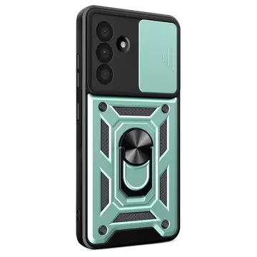 Samsung Galaxy A57 5g Pars Lens Yüzüklü Silikon - Yeşil