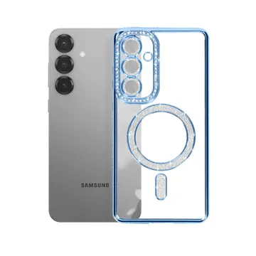 Samsung Galaxy A37 5g Joke Simli Magneticsafe Kılıf - Mavi