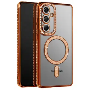 Samsung Galaxy A37 5g Joke Simli Magneticsafe Kılıf - Turuncu