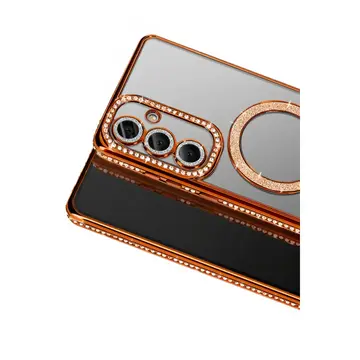 Samsung Galaxy A57 5g Joke Simli Magneticsafe Kılıf - Turuncu