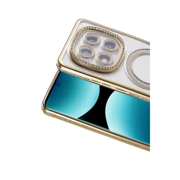 Xiaomi Redmi Note 15 Pro 5g Joke Simli Magneticsafe Kılıf - Gold