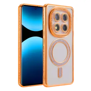 Xiaomi Redmi Note 15 Pro 5g Joke Simli Magneticsafe Kılıf - Turuncu
