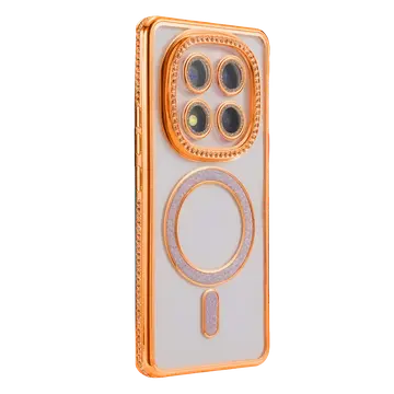 Xiaomi Redmi Note 15 Pro 5g Joke Simli Magneticsafe Kılıf - Turuncu