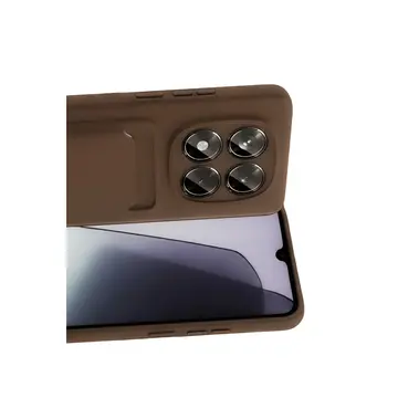 Xiaomi Redmi Note 15 Pro 5g Kelvin Kartvizitli Silikon - Kahverengi