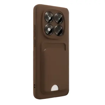 Xiaomi Redmi Note 15 Pro 5g Kelvin Kartvizitli Silikon - Kahverengi