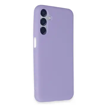 Samsung Galaxy M15 Kılıf First Silikon - Lila