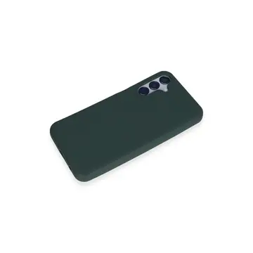 Samsung Galaxy M15 Kılıf First Silikon - Koyu Yeşil
