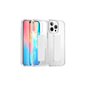 Joko  İphone 14 Pro Max Kılıf Alfa Magsafe Standlı Kapak - Şeffaf