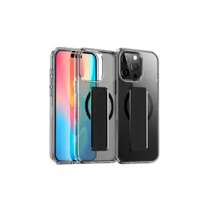 Joko  İphone 14 Pro Max Kılıf Alfa Magsafe Standlı Kapak - Siyah