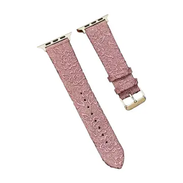 Watch 38mm Creeper Desenli Kordon - Rose Gold
