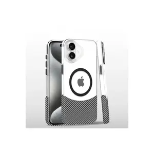 Joko  İphone 16 Plus Carbon Puzzle Magsafe Kapak - Beyaz
