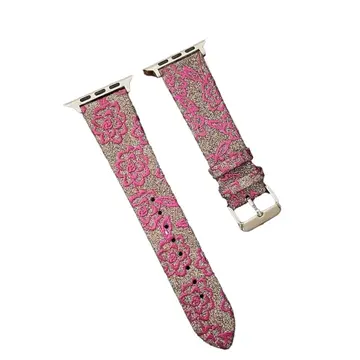 Watch 38mm Creeper Desenli Kordon - Pembe