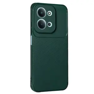 Xiaomi Redmi 15c 5g Auto Focus Karbon Kapak - Koyu Yeşil