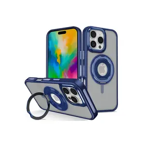 Joko  İphone 16 Pro Banza Magsafe Standlı Kapak - Lacivert