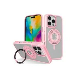 Joko  İphone 16 Pro Max Banza Magsafe Standlı Kapak - Pembe
