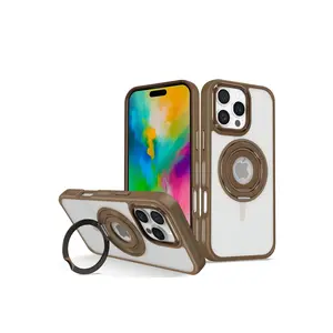 Joko  İphone 16 Pro Max Banza Magsafe Standlı Kapak - Kahverengi