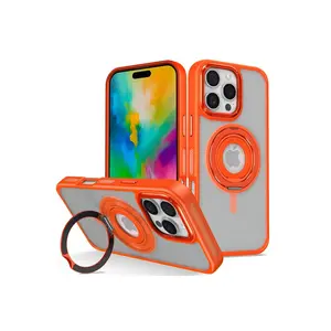 Joko  İphone 16 Pro Max Banza Magsafe Standlı Kapak - Turuncu