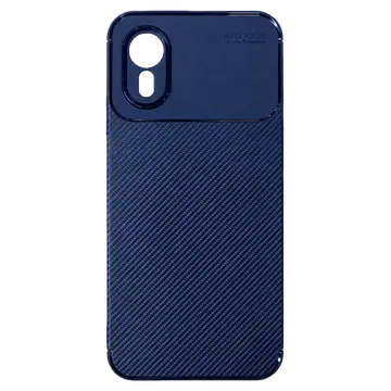 Samsung Galaxy Xcover 7 Kılıf Auto Focus Karbon Kapak - Lacivert