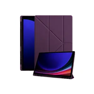 Samsung Galaxy X930 Tab S11 Ultra 14.6 Kalemlikli Mars Tablet Kılıfı - Mürdüm