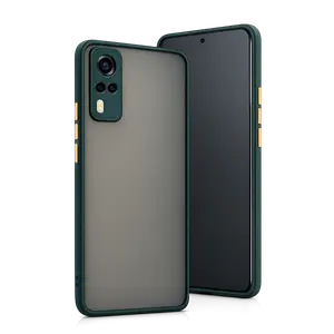 Vivo Y53s Kılıf Montreal Silikon Kapak - Yeşil