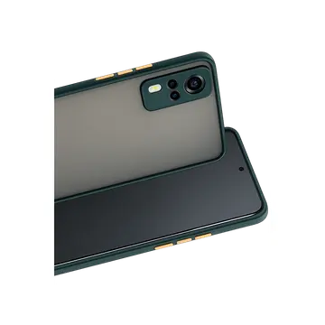 Vivo Y53s Kılıf Montreal Silikon Kapak - Yeşil