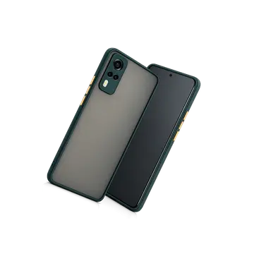 Vivo Y53s Kılıf Montreal Silikon Kapak - Yeşil