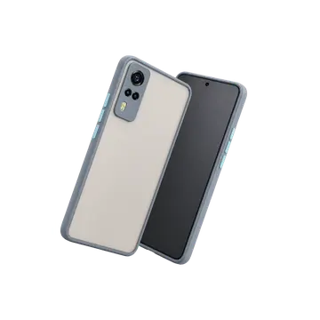 Vivo Y53s Kılıf Montreal Silikon Kapak - Gri