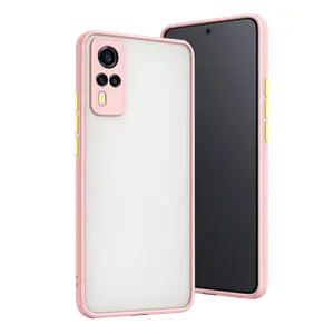 Vivo Y53s Kılıf Montreal Silikon Kapak - Pembe