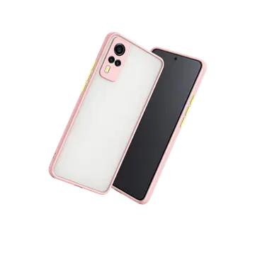Vivo Y53s Kılıf Montreal Silikon Kapak - Pembe